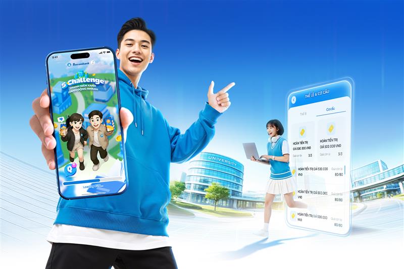 Học tài chính, săn quà khủng cùng "S Challenge" của Sacombank