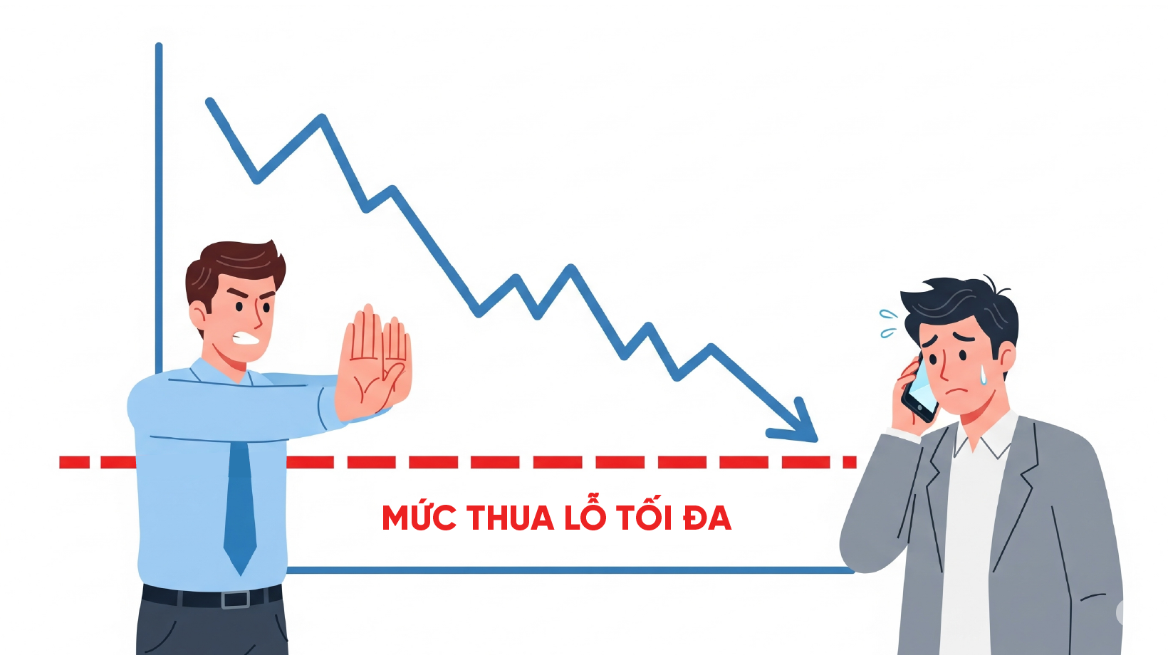 đặt ra mức thua lỗ tối đa bạn có thể chấp nhận và tuân thủ nó để tránh mất quá nhiều. 