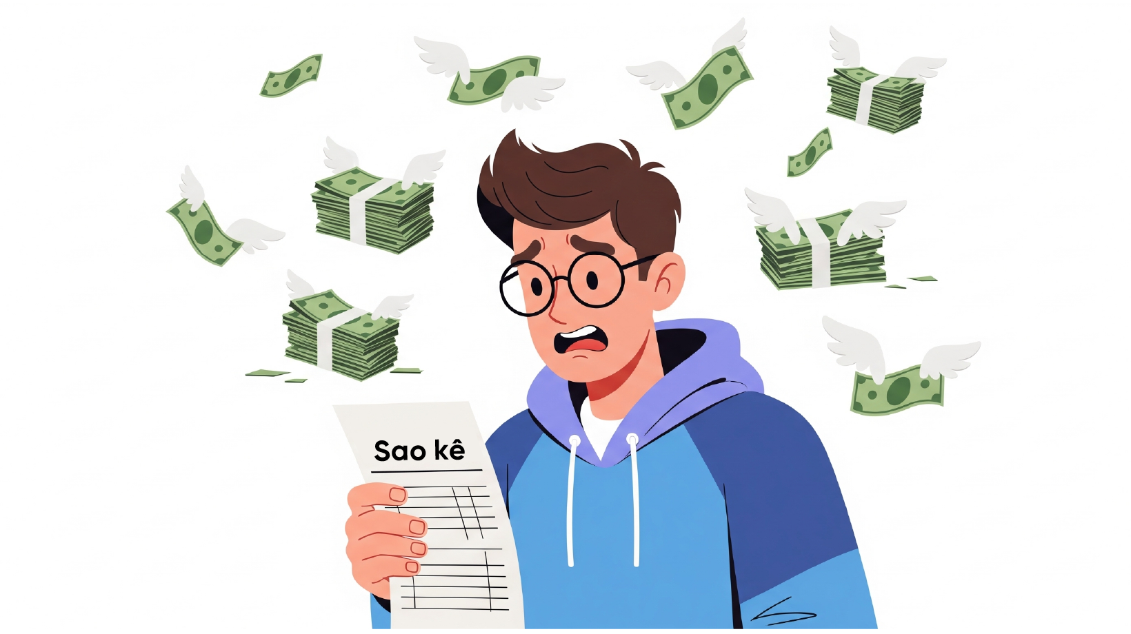 Không biết cách đọc sao kê dễ bị mất tiền