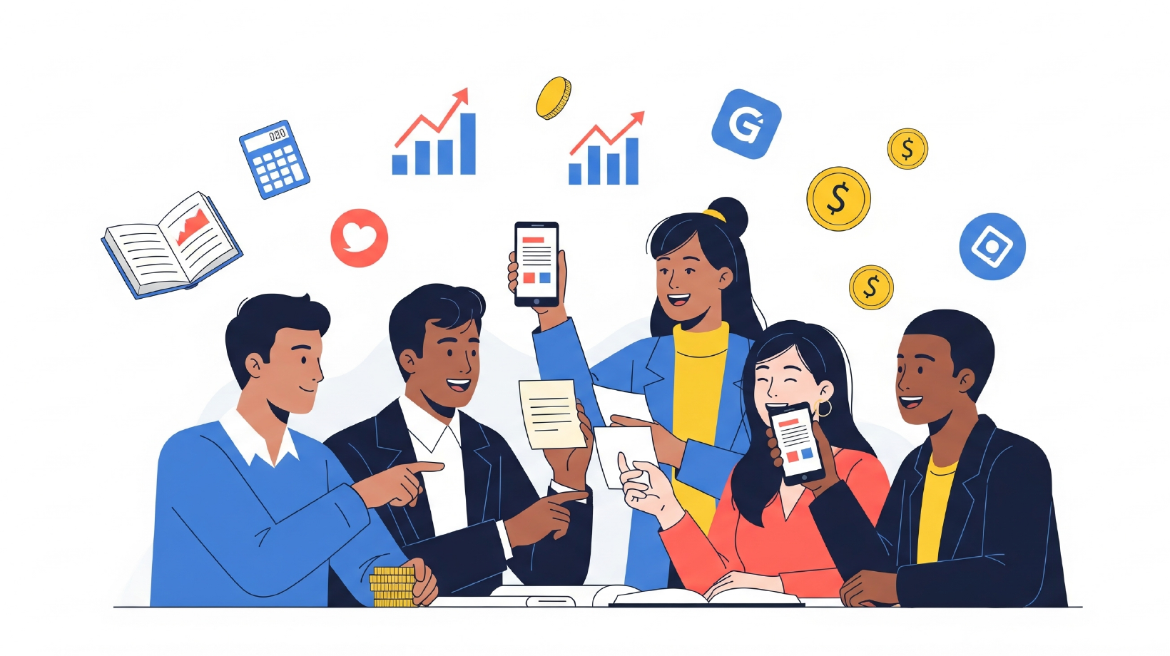 Lợi ích vượt trội của việc học tài chính cùng bạn bè 