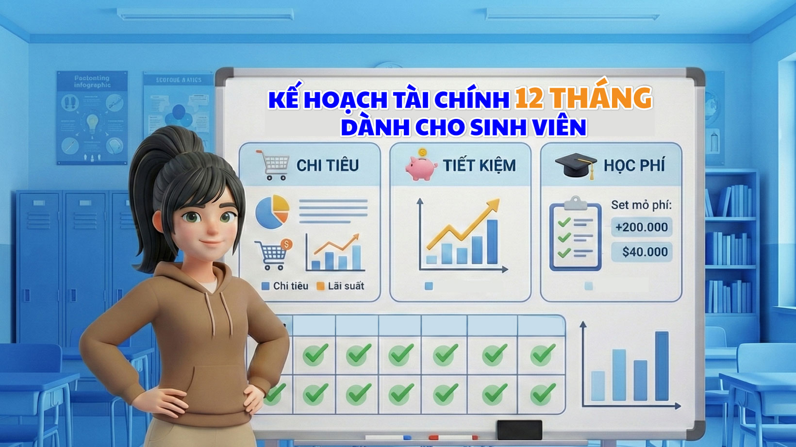 Kế hoạch tài chính 12 tháng dành cho sinh viên