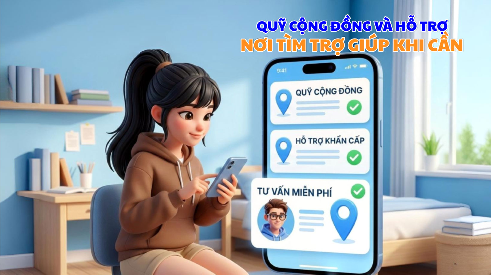 Quỹ cộng đồng và hỗ trợ: Nơi tìm trợ giúp khi cần