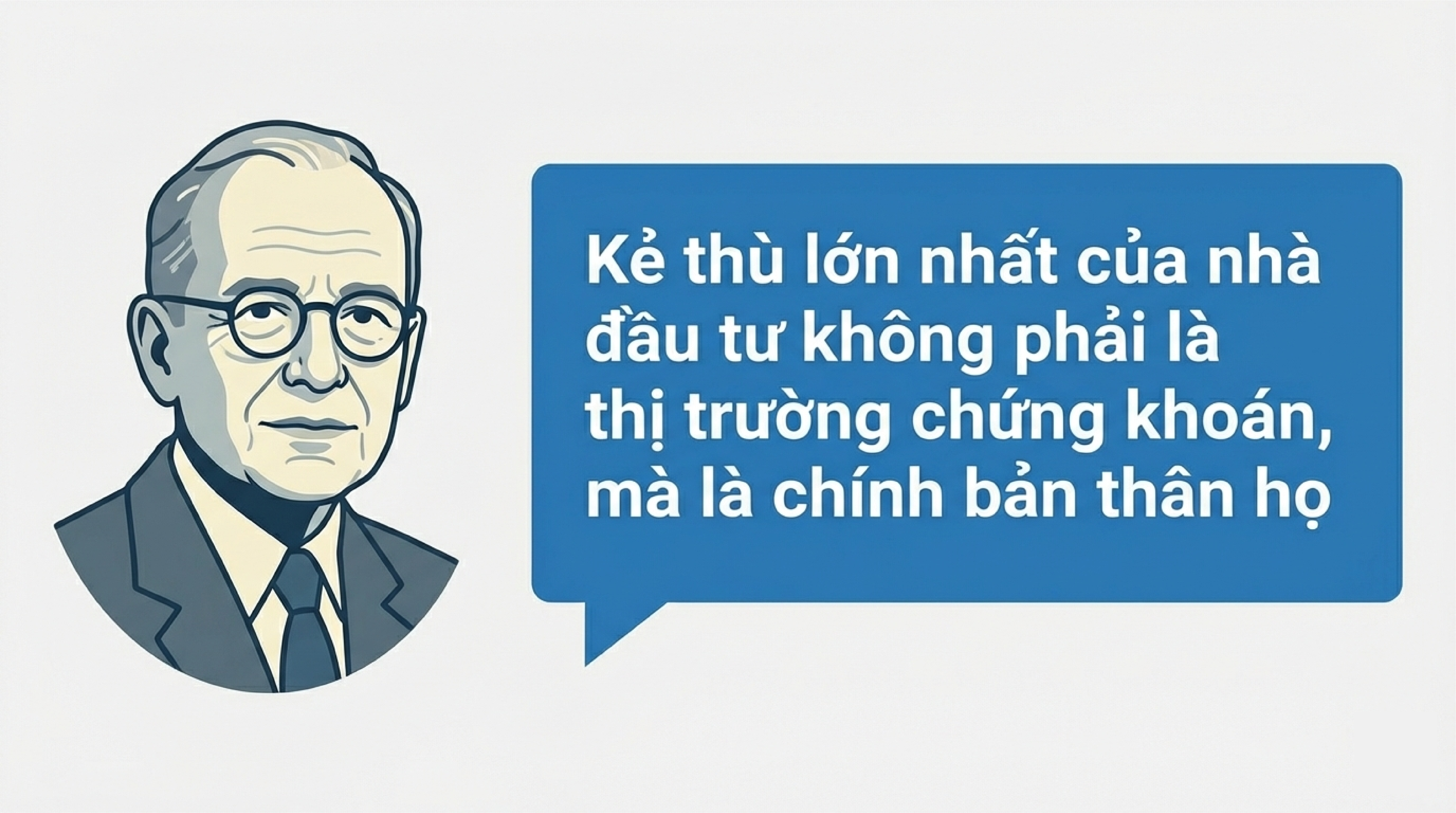 Benjamin Graham từng nói: “Kẻ thù lớn nhất của nhà đầu tư không phải là thị trường chứng khoán, mà là chính bản thân họ”