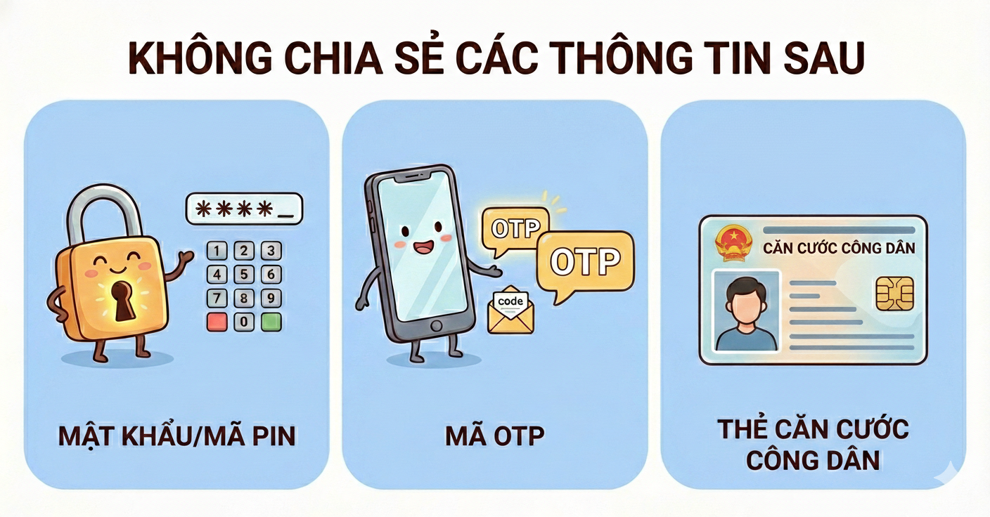 Hạn chế chia sẻ thông tin cá nhân