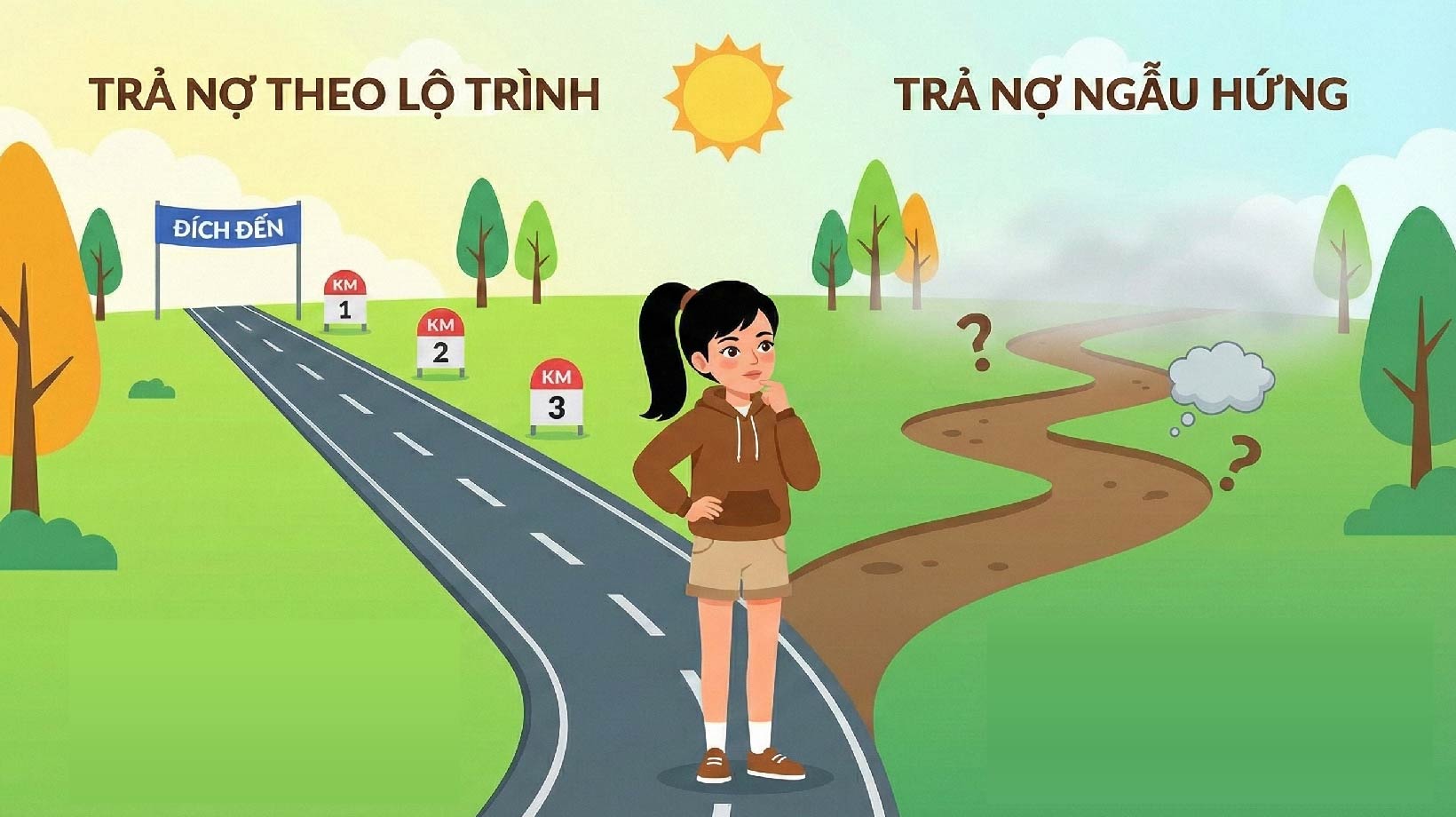 So sánh hai cách trả nợ