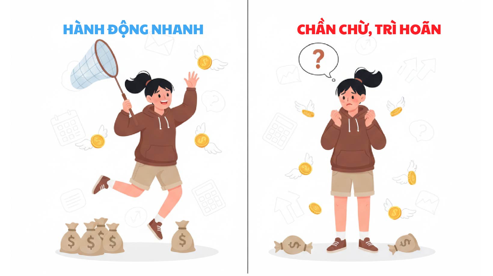 Tại sao cần hành động nhanh khi bị giảm thu nhập?