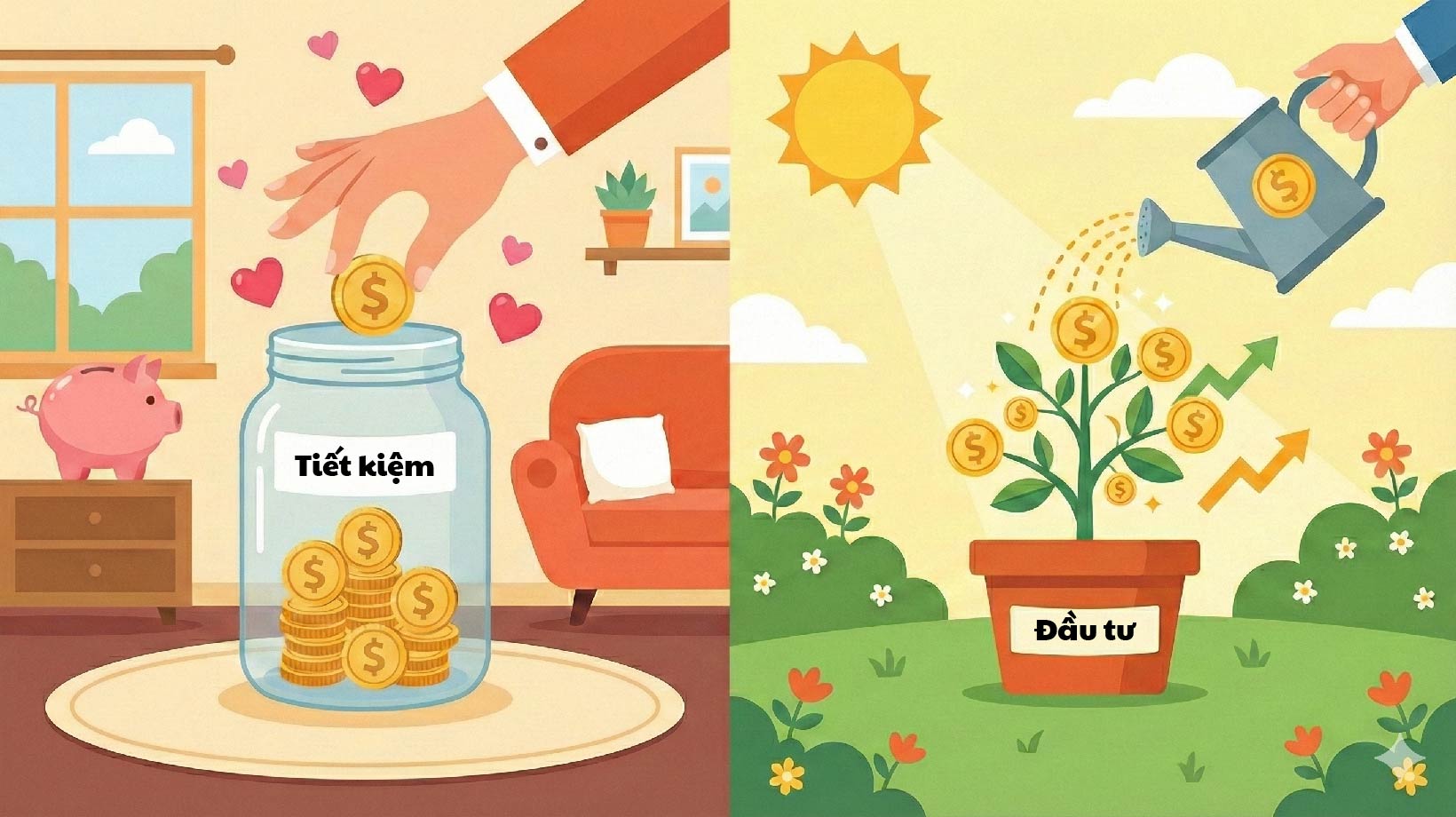 Làm sao để kết hợp tiết kiệm và đầu tư?