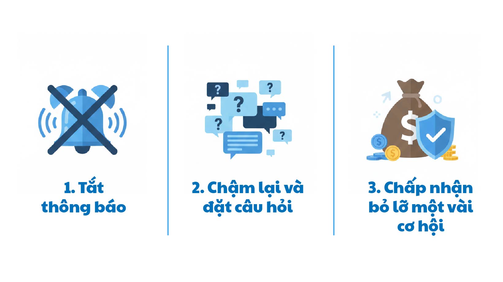 Mẹo nhỏ giúp tránh herding và fomo