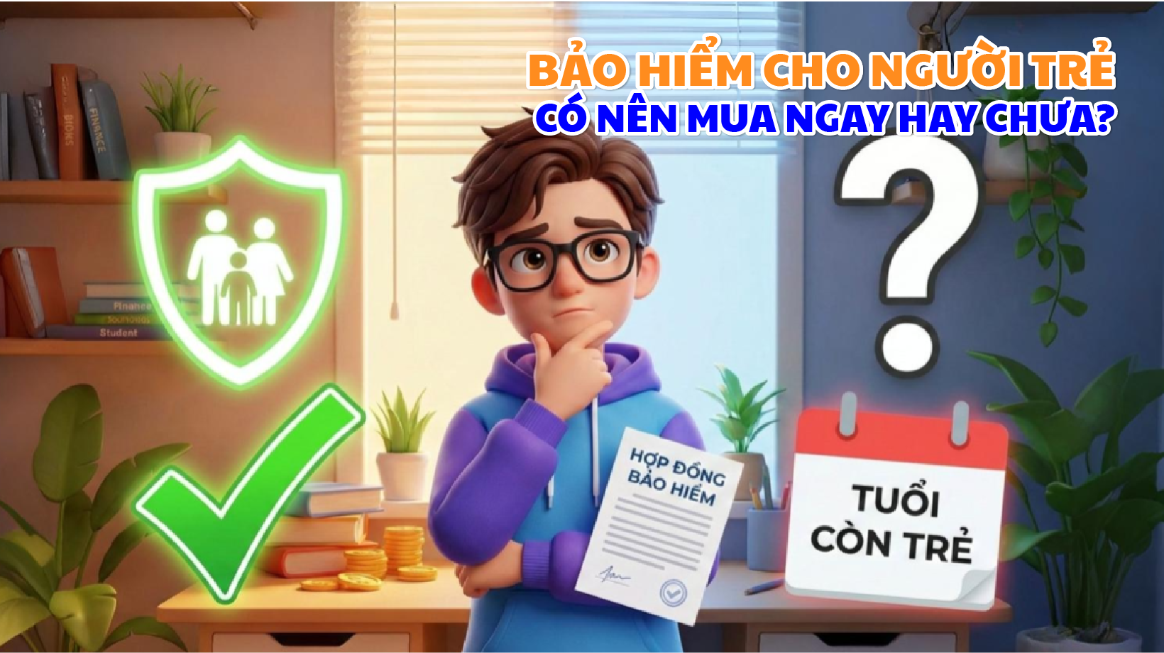 Bảo hiểm cho người trẻ, có nên mua ngay hay chưa? 