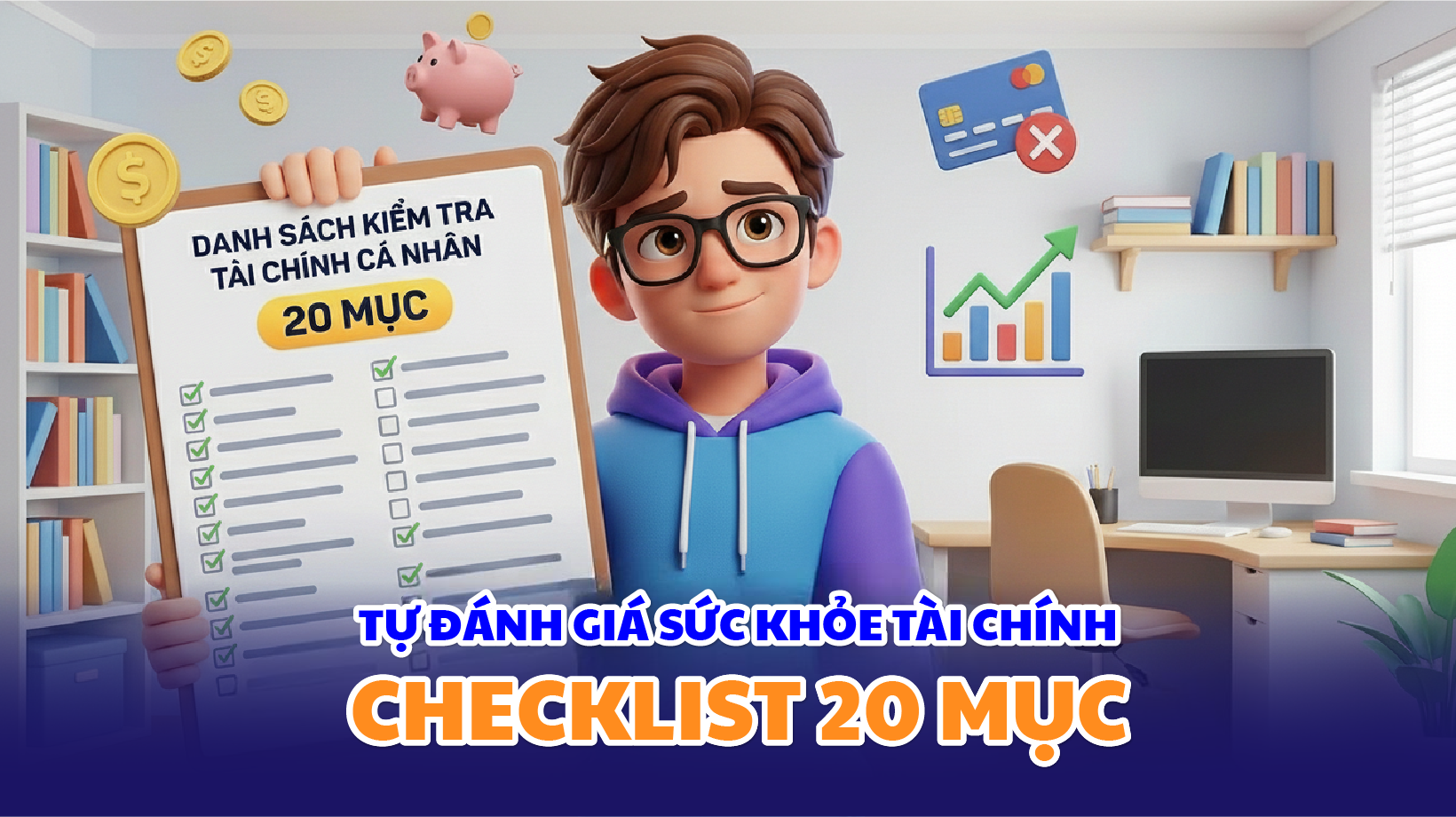Tự đánh giá sức khoẻ tài chính: checklist 20 mục