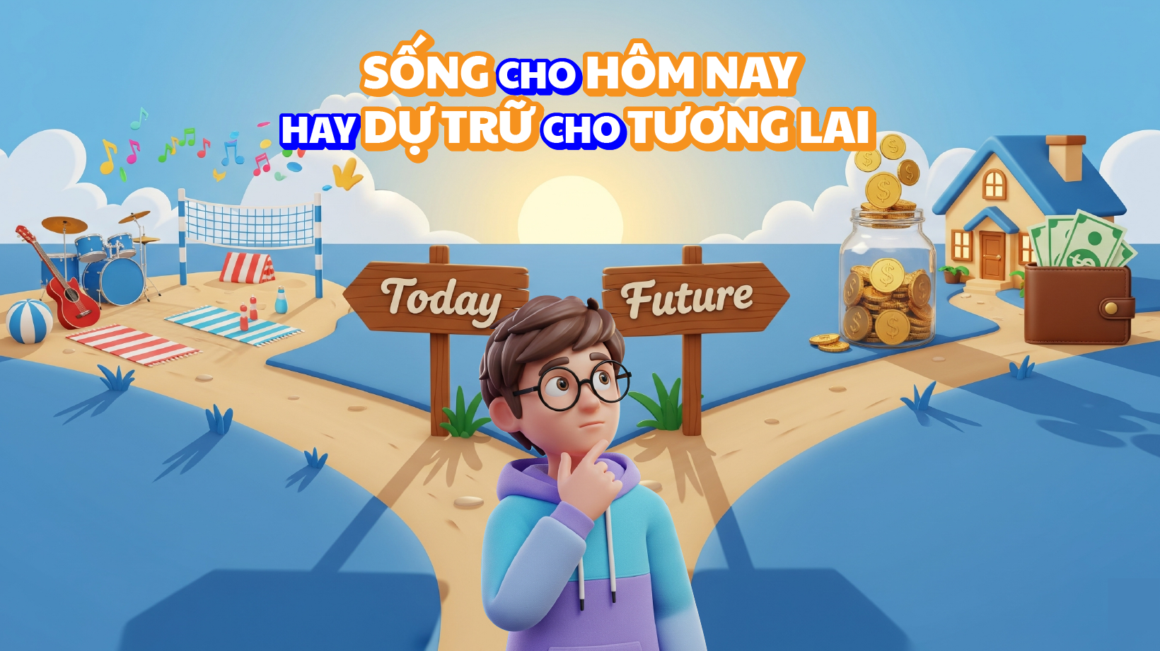 SỐNG CHO HÔM NAY HAY DỰ TRỮ CHO TƯƠNG LAI