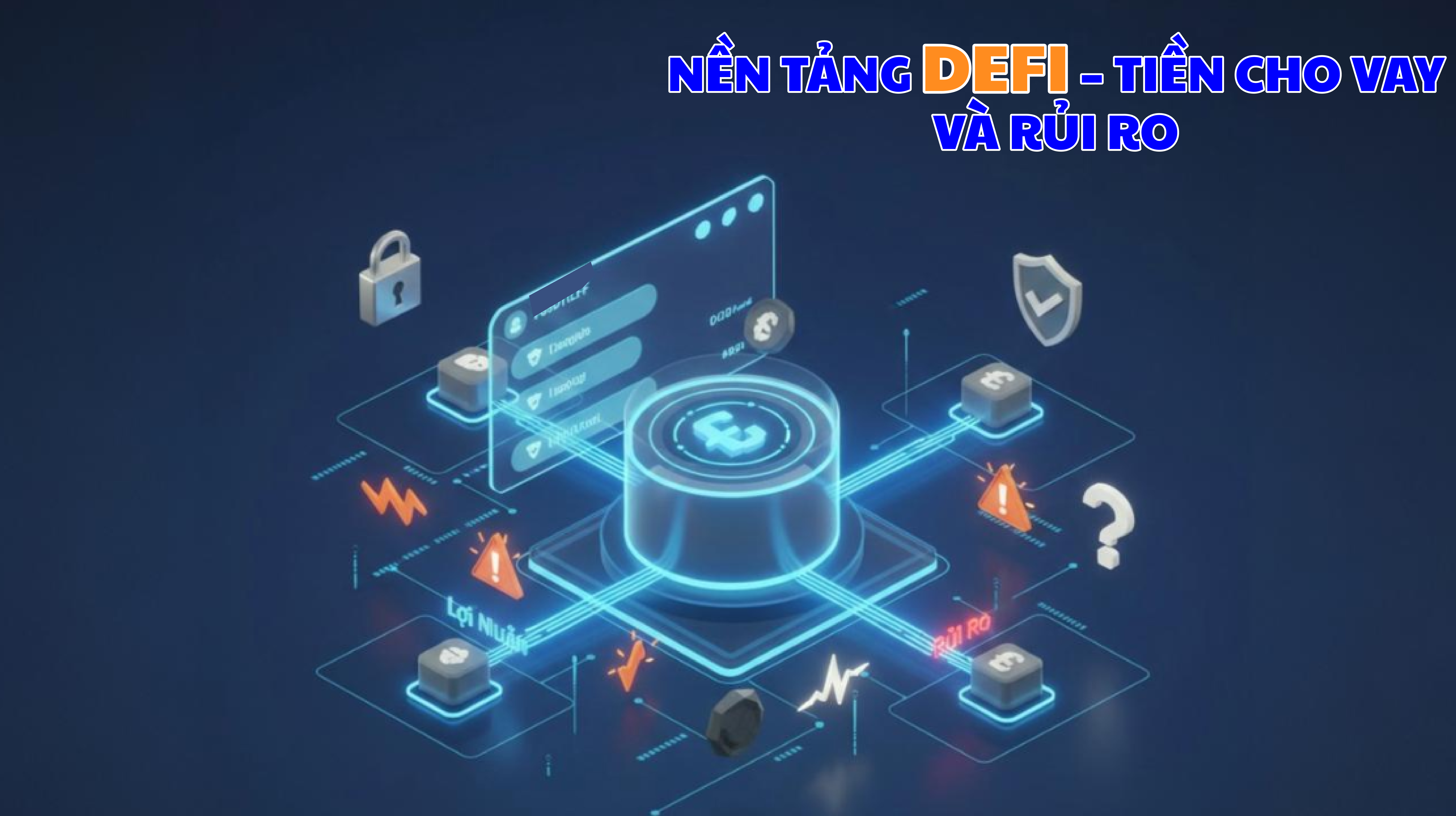 Nền tảng DeFi – tiền cho vay và rủi ro
